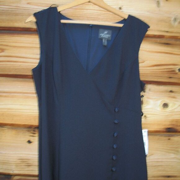 NWT Adrianna Papell Button Trim Hi Lo Dress - Picture 9 of 15